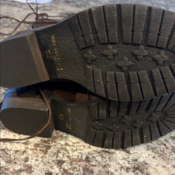 Very Volatile Plaid Lace-Up Women's Boots 8.5 - Picture 5 of 8